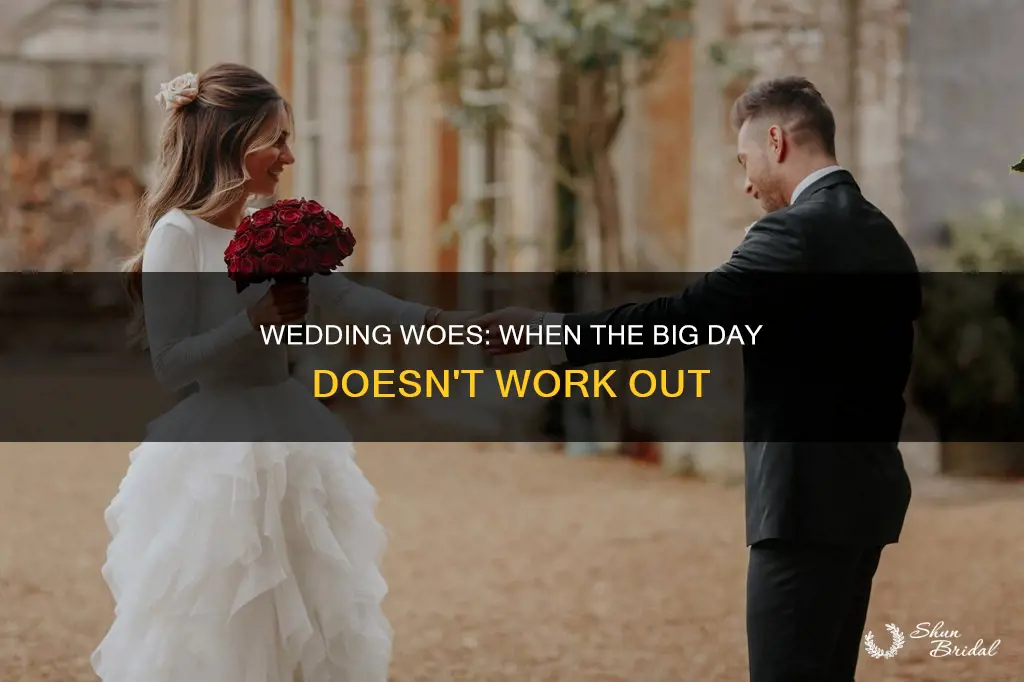 what will happen if your wedding not work