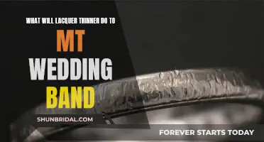 How Lacquer Thinner Affects Your Wedding Band