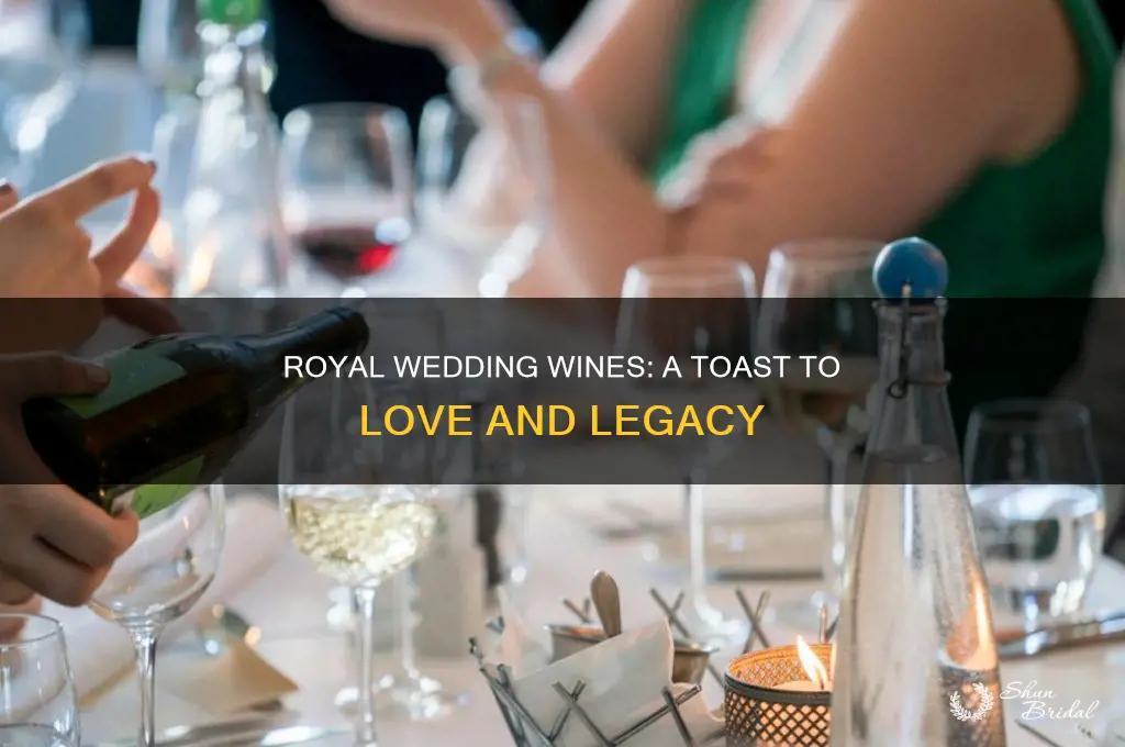 what wines were served at royal wedding