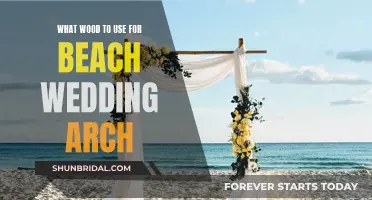 Archway Woods for a Beach Wedding
