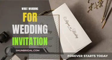 Crafting the Perfect Wedding Invitation: Wording and Etiquette