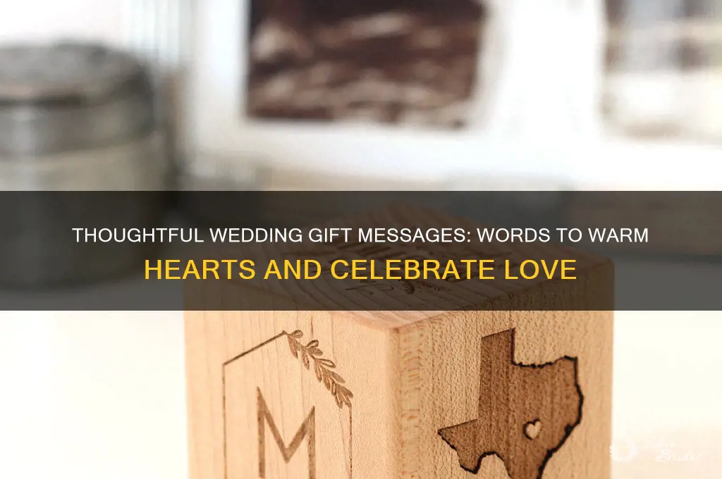 what words best with a wedding gift