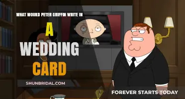 Peter Griffin's Hilarious and Heartfelt Wedding Card Message Ideas