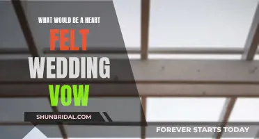 Heartwarming Vows: Crafting Your Perfect Wedding Promise