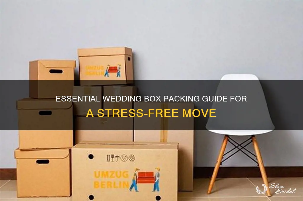 what would go in a wedding box for moving