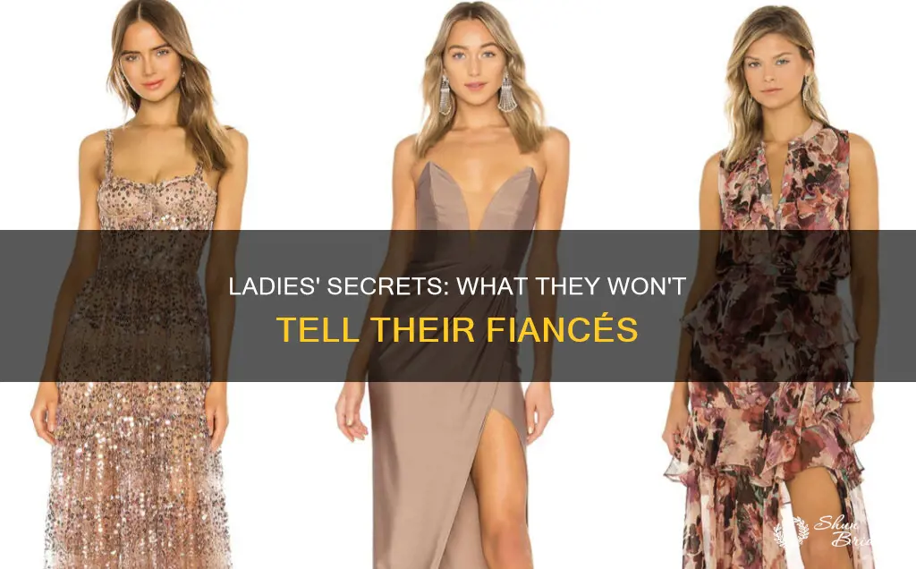what would ladies not use to tell their wedding future