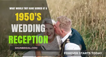 Vintage Wedding Delights: 1950s Reception Food and Drinks