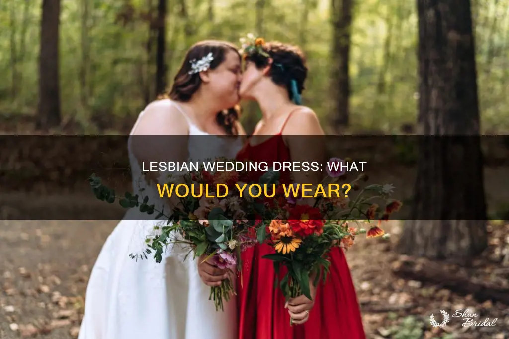 what would you do lesbian wedding dress