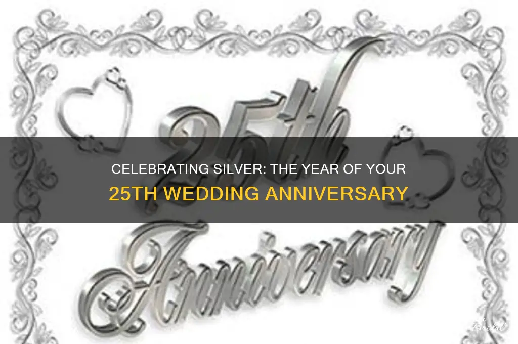 what year is silver wedding anniversary