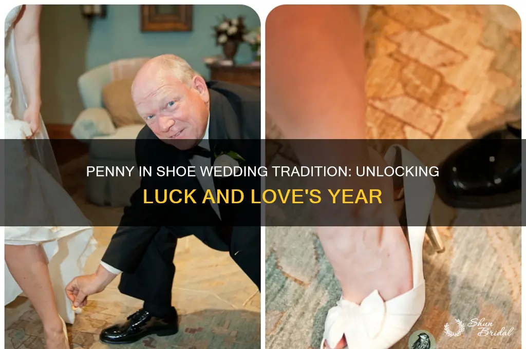 what year of penny in shoe on wedding day