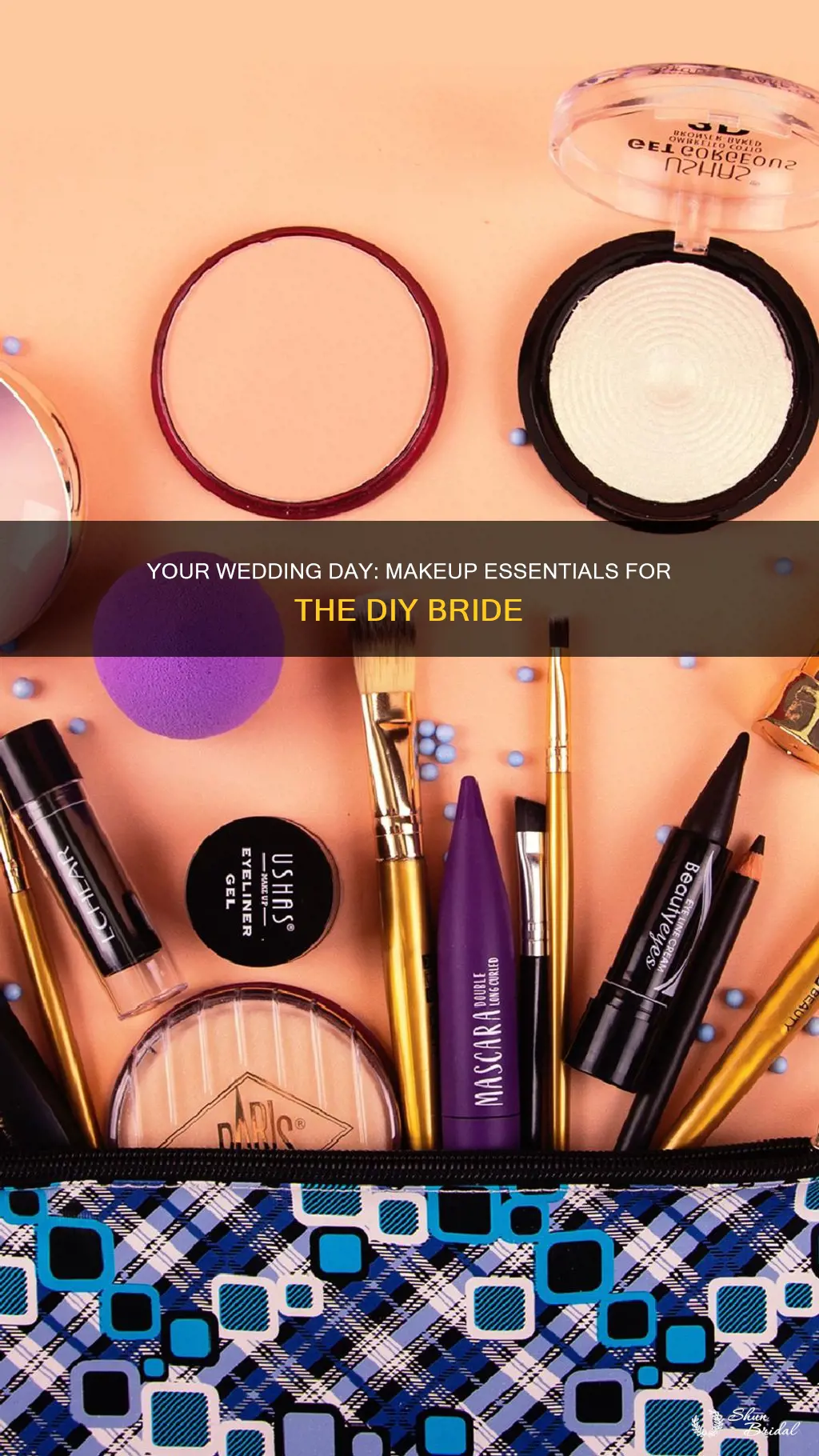 what you need to do your own wedding makeup
