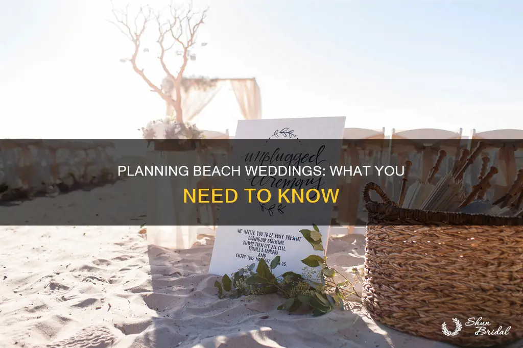 what you need to know about beach weddings