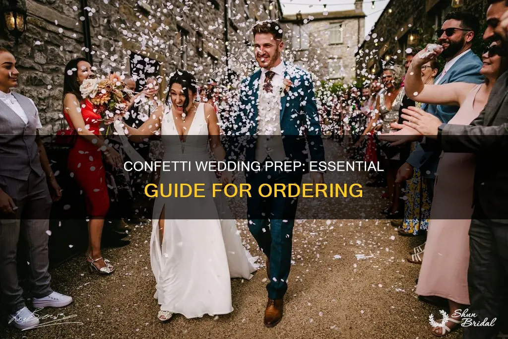 what you need to know for ordering confetti for wedding