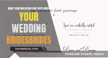 Invitation Font: A Window to Your Wedding Style