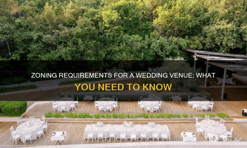 what zoning is required for a wedding venue