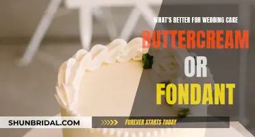 Buttercream vs Fondant: Which is the Best for Wedding Cakes?