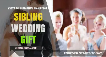 Thoughtful Sibling Wedding Gift: Finding the Perfect Amount to Celebrate