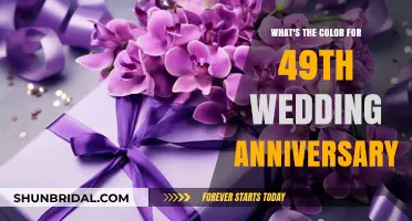 Celebrating 49 Years of Love: The Anniversary Color Guide