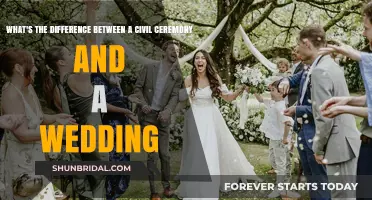 Civil Ceremony vs. Wedding: Understanding the Key Differences and Similarities