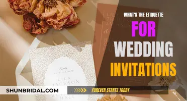 Wedding Invitation Etiquette: A Guide to Getting it Right