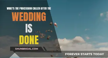 Celebratory Wedding Procession: What's Next After 'I Do'?