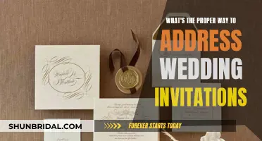 The Art of Addressing Wedding Invitations: A Step-by-Step Guide