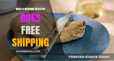 How Wedding Registry Free Shipping Works