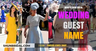 Discover Your Royal Wedding Guest Name: A Fun, Regal Moniker!