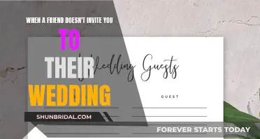 Uninvited to a Friend's Wedding: Navigating the Snub