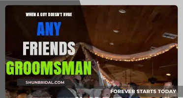 No Groomsmen? How to Handle a Friendless Groom's Wedding Party