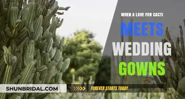 Cactus-Inspired Wedding Gowns: Spiky Elegance Meets Desert Romance