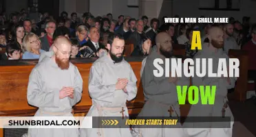 Understanding Singular Vows: A Man's Sacred Commitment and Obligation