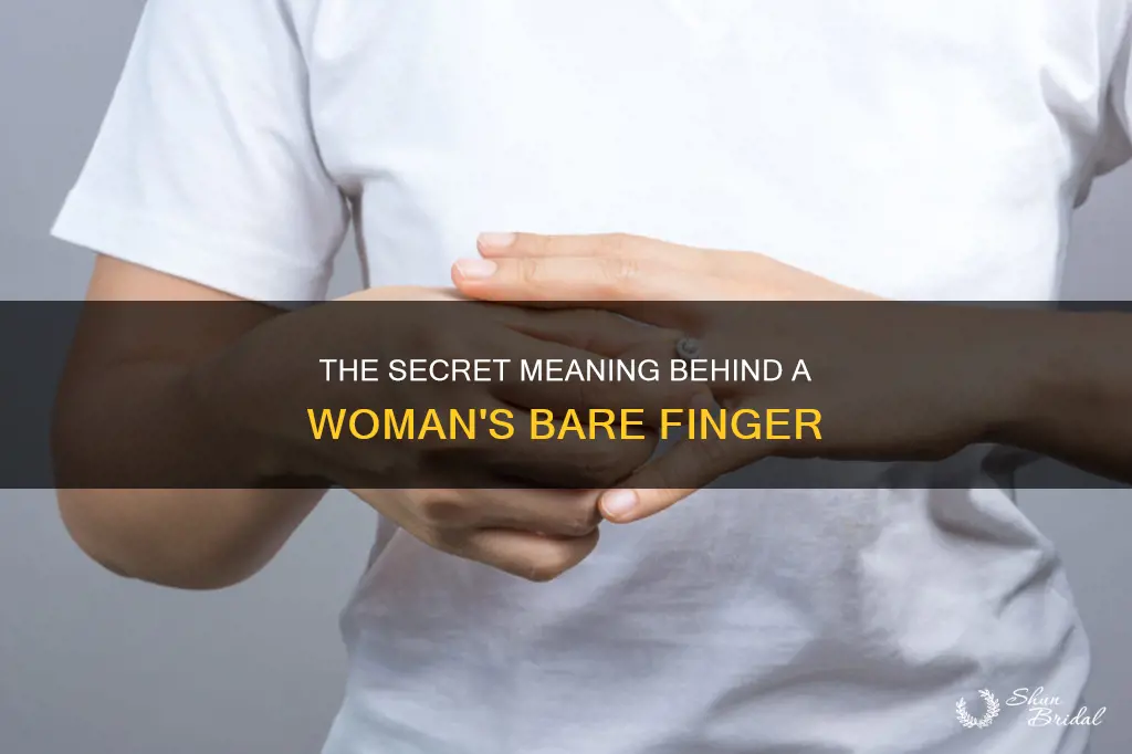 when a woman removes her wedding ring