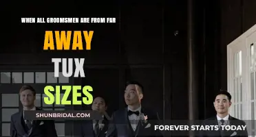 Groomsmen Tux Sizes: Tips for Coordinating Fits from Afar