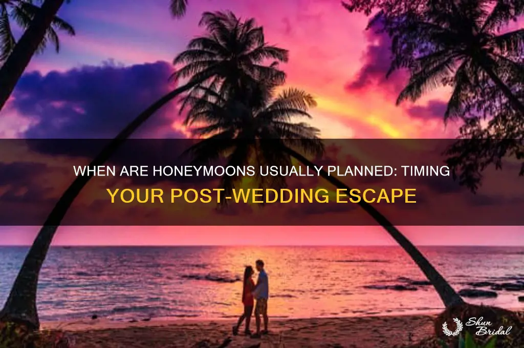 when are honeymoons usually