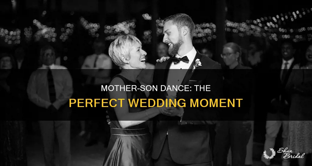 when are mother son dance done in wedding