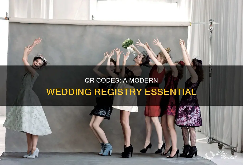 when are qr codes used for wedding registry