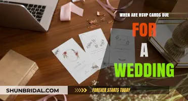 Wedding RSVP Deadlines: When Should Guests Return Their Cards?