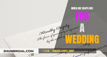 RSVP Wedding Etiquette: When to Set the Deadline