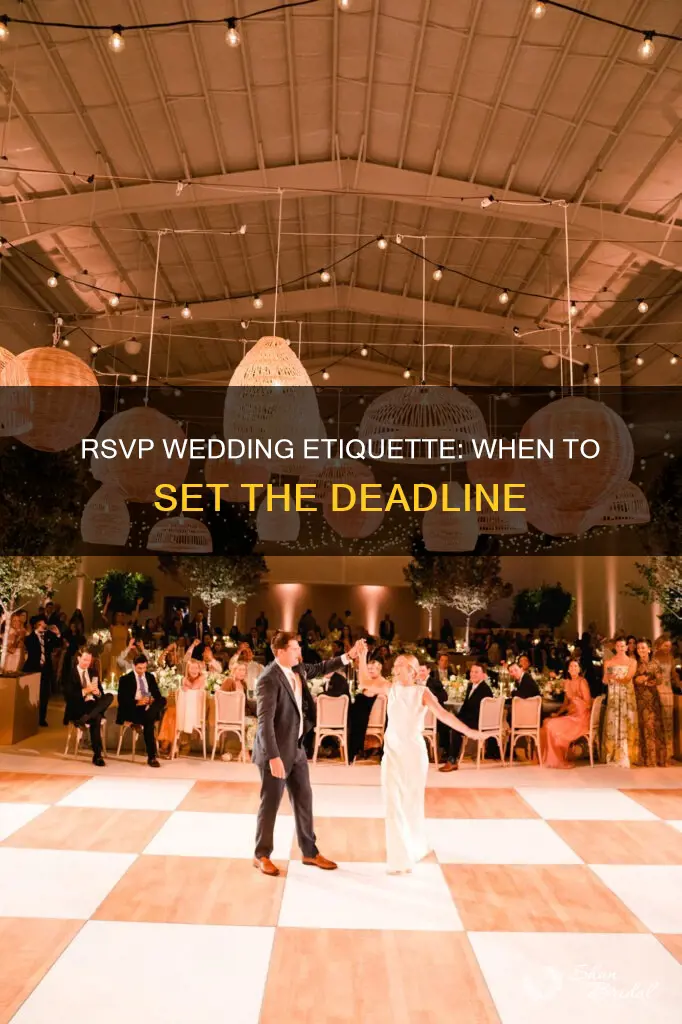 when are rsvps due for a wedding
