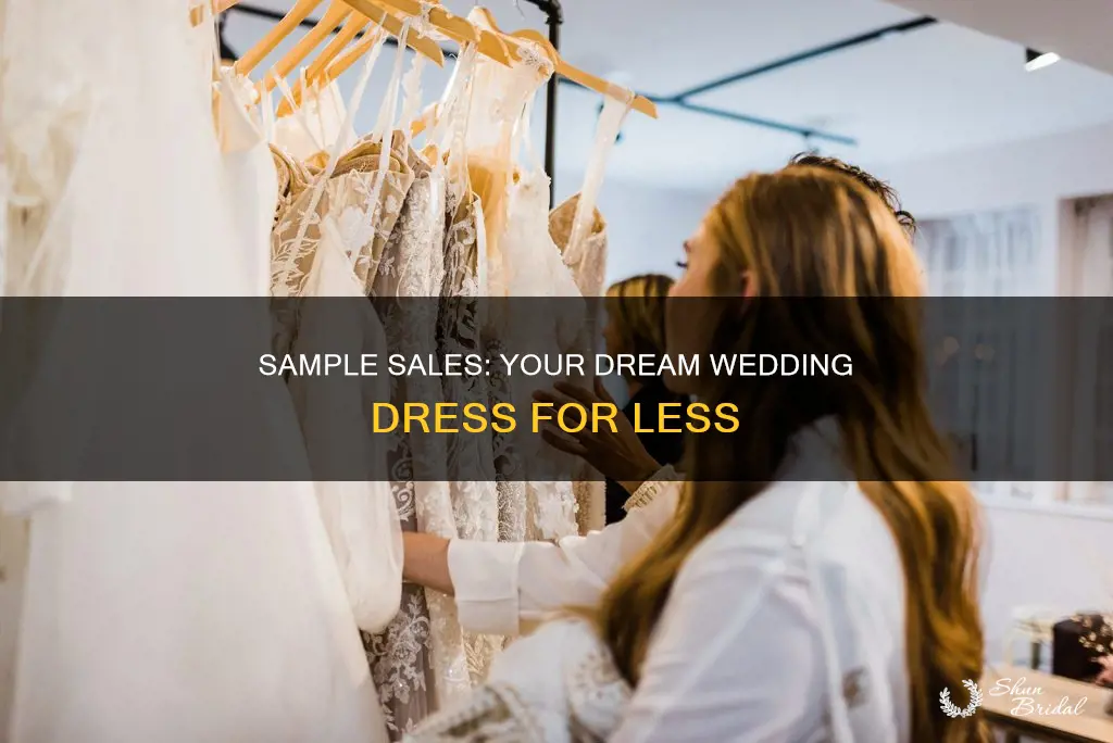 when are sample sales for wedding dresses