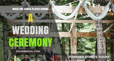 Perfect Timing: When to Play Songs During Your Wedding Ceremony