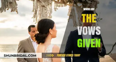 When Are Wedding Vows Exchanged: A Guide to the Perfect Timing