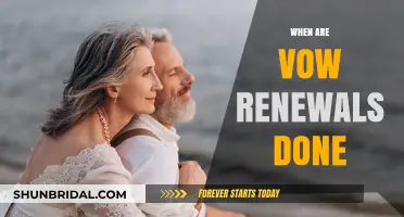 When Do Couples Choose to Renew Their Wedding Vows?
