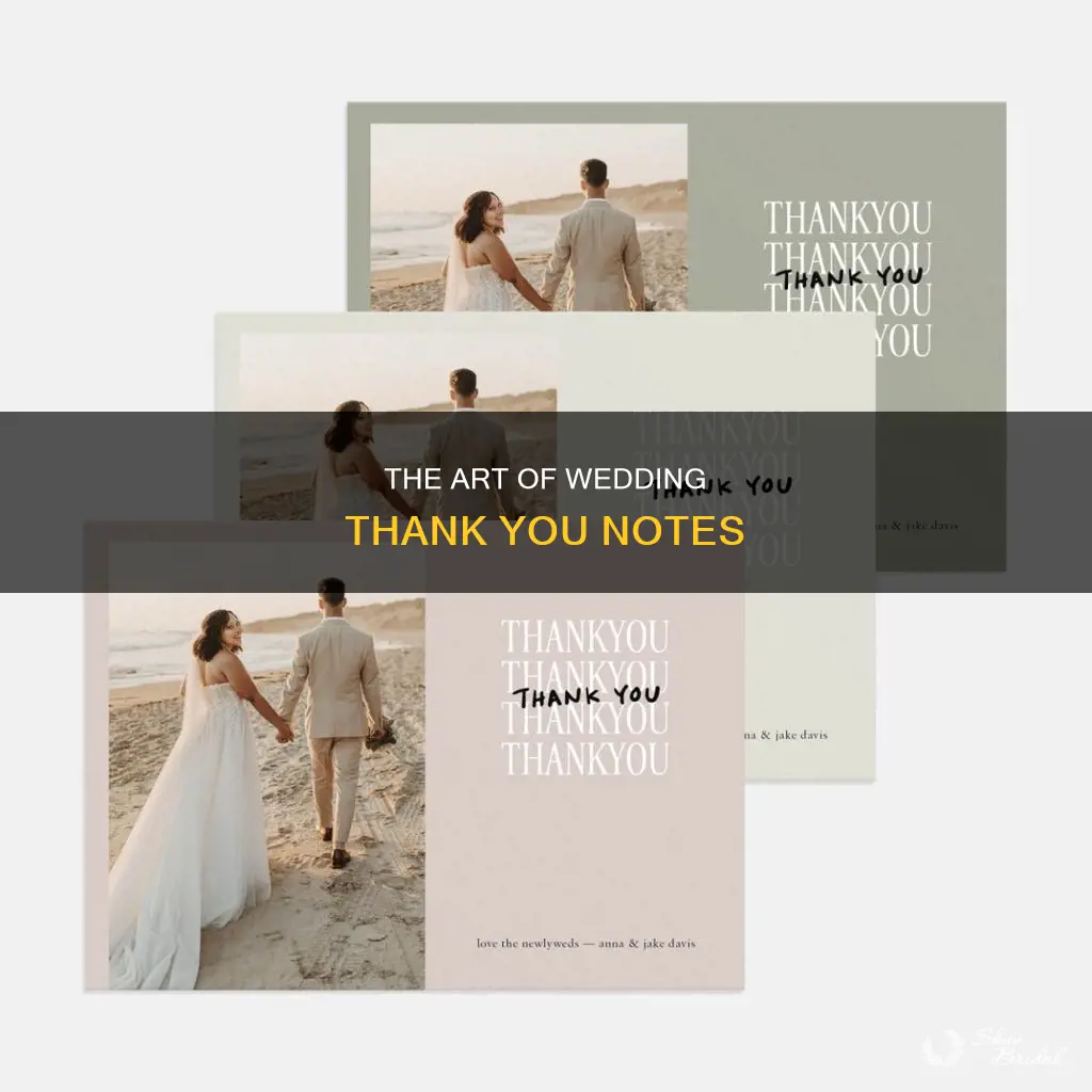 when are wedding thank you notes done