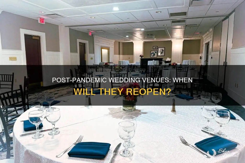 when are wedding venues likely to reopen