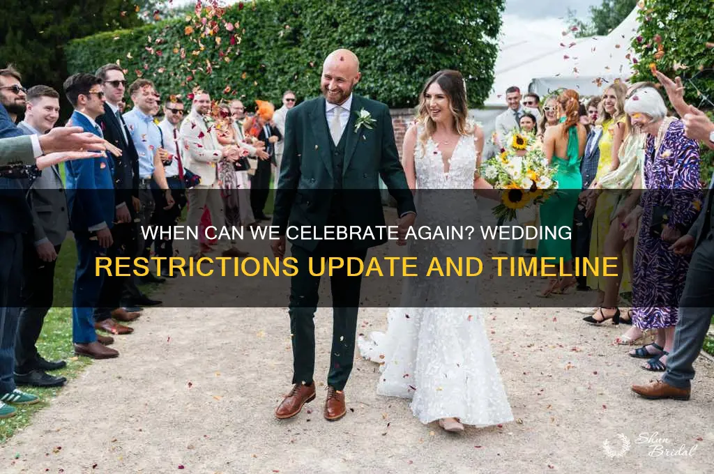 when are weddings going to be allowed