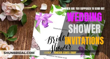 The Perfect Timing for Wedding Shower Invites