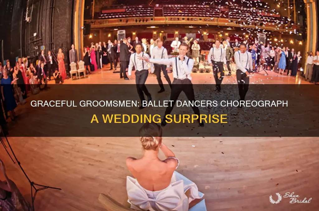 when ballet dancers choreograph a groomsmen dance