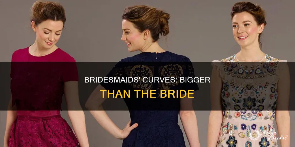 when bridesmaids boobs are bigger than the bride